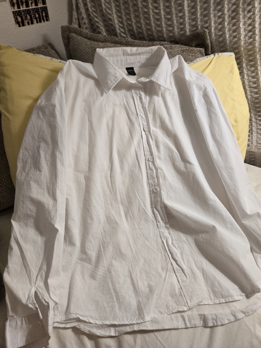 Classic White Women's Button-Down Shirt